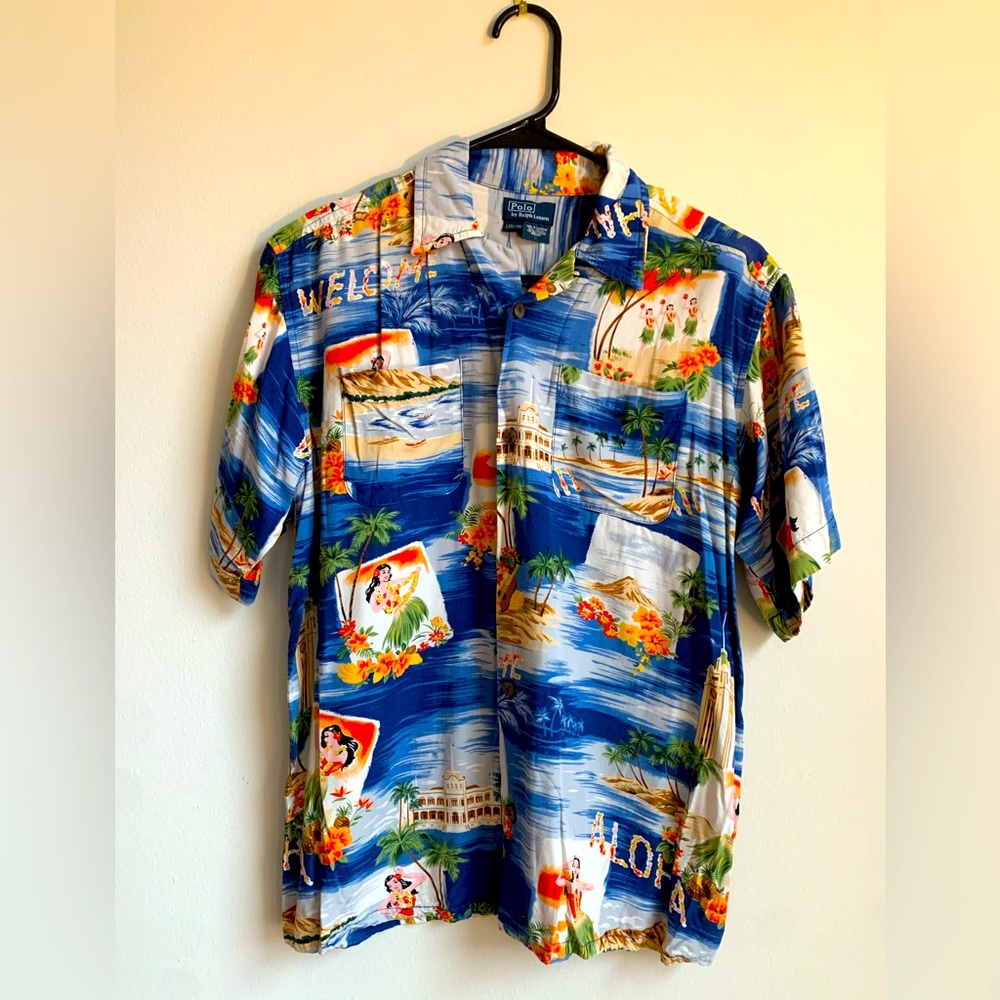 Polo Ralph Lauren Hawaiian-style button-down shirt